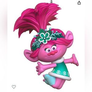 New Hallmark keepsake Trolls Holiday in Harmony Poppy miniature Ornament 2021